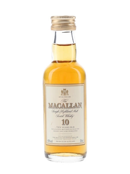 Macallan 10 Year Old Bottled 1990s 5cl / 40%