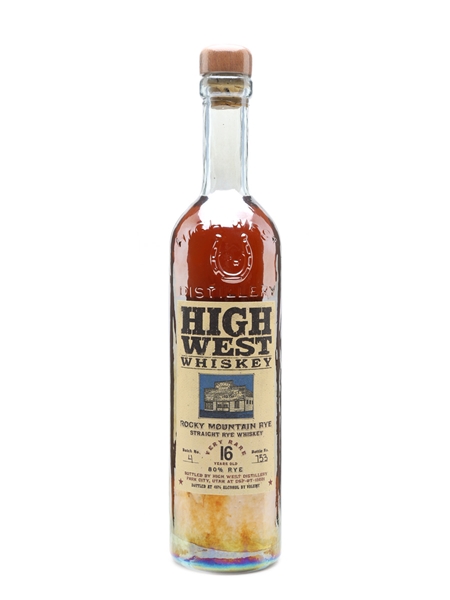 High West 16 Years Old Rocky Mountain Rye 75cl