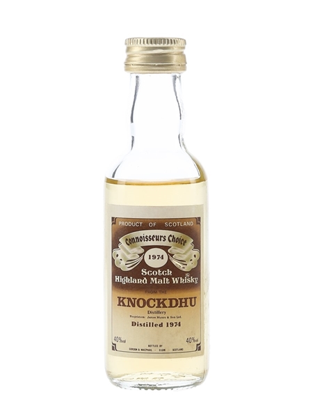 Knockdhu 1974 Bottled 1980s - Connoisseurs Choice 5cl / 40%