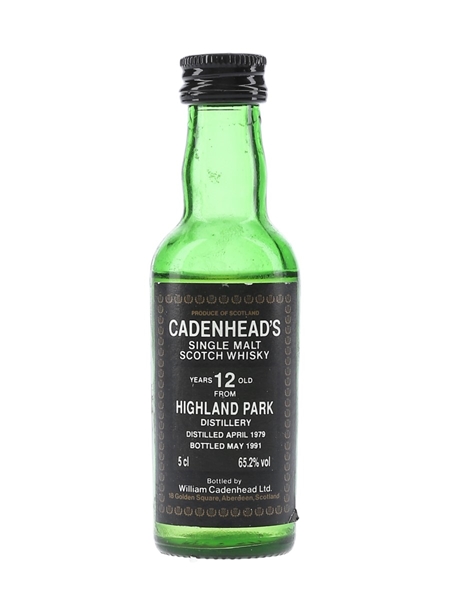 Highland Park 1979 12 Year Old - Cadenhead's 5cl / 65.2%