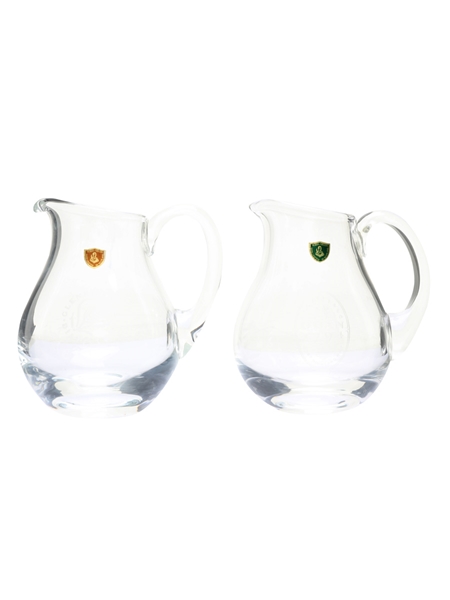 Oban & Glenkinchie Burns Crystal Water Jugs 