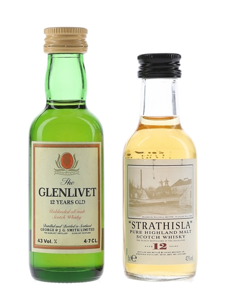 Glenlivet & Strathisla 12 Year Old  4.7cl-5cl / 43%