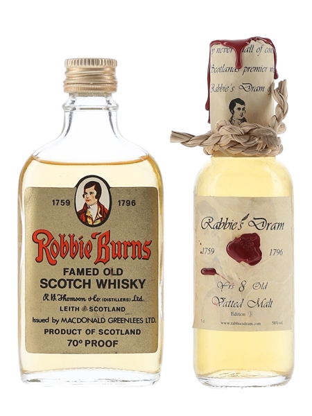 Robbie Burns & Rabbie's Dram  2 x 5cl