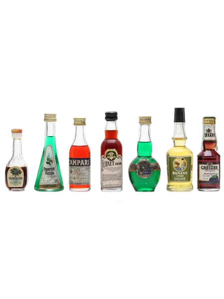 7 x Assorted Liqueur Miniatures 