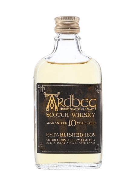 Ardbeg 10 Year Old Bottled 1960s 5cl