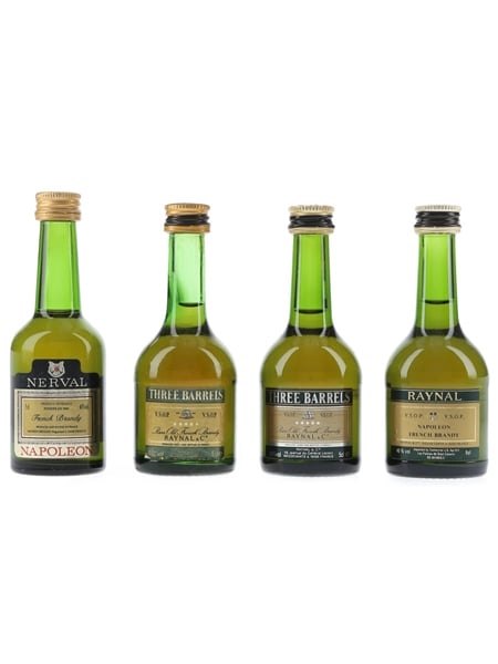 Nerval, Raynal & Three Barrels  4 x 5cl / 40%