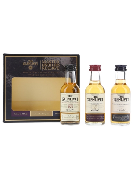 Glenlivet Tasting Experience Master Distillers Reserve 3 x 5cl / 40%