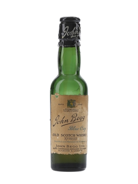 John Begg Blue Cap Bottled 1930s 5cl / 40%