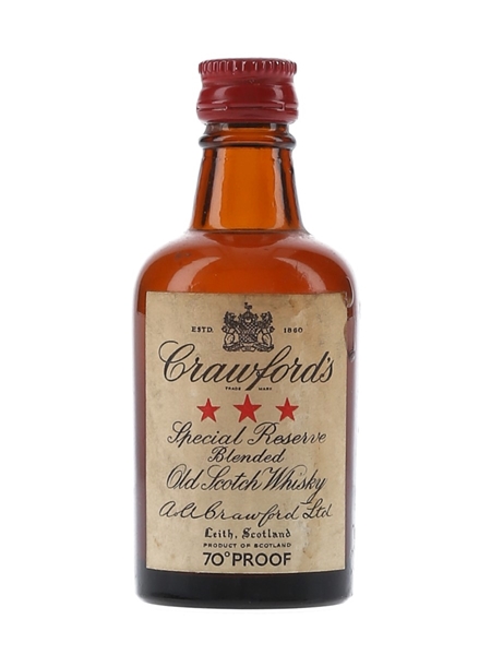 Crawford's 3 Star Bottled 1960s 5cl / 40%