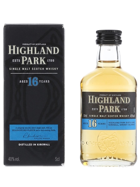 Highland Park 16 Year Old Travel Retail Exclusive 5cl / 40%