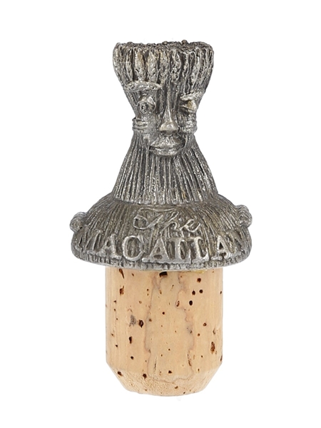 Macallan Pewter Cork Stopper Golden Promise Barley 