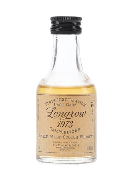 Longrow 1973 Cask #1723 First Distillation, Last Cask 5cl / 43%