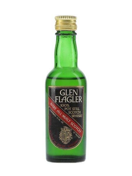 Glen Flagler Rare All Malt Scotch Bottled 1970s 5cl / 40%