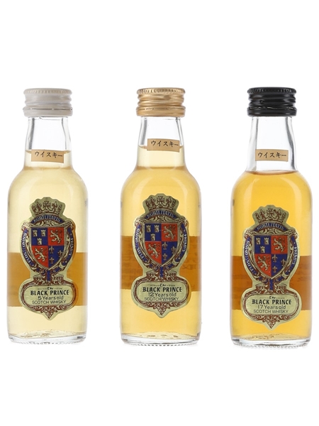 Black Prince 5, 12 & 17 Year Old Bottled 1980s 3 x 5cl / 43%