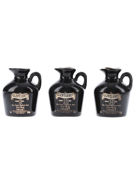 Glenturret 8, 12 & 15 Ceramic Decanter 3 x 5cl / 43%