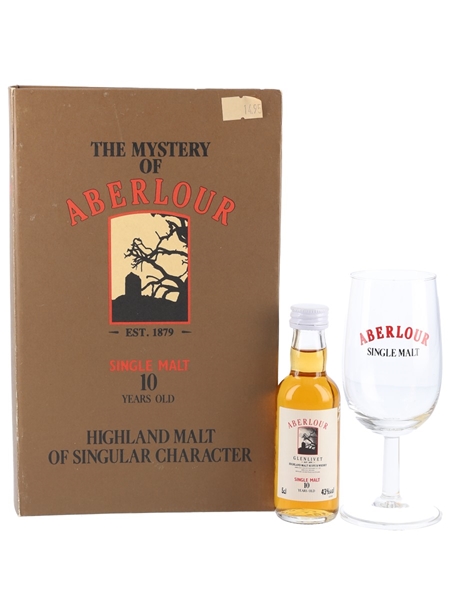 The Mystery Of Aberlour Set Nosing Glass & Miniature 5cl / 43%