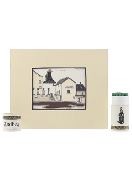 Ardbeg Matches & Bowmore Distillery Print  