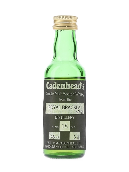 Royal Brackla 18 Year Old Bottled 1980s - Cadenhead's Chess Set 5cl / 46%