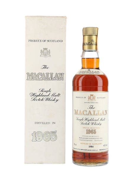 Macallan 1965 Bottled 1984 - Rinaldi 75cl / 43%