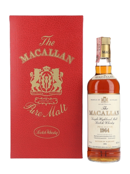 Macallan 1964 Bottled 1981 - Rinaldi 75cl / 43%