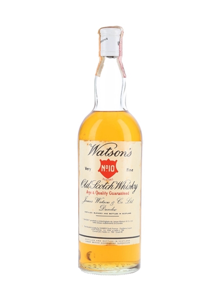 Watson's No.10 Bottled 1970s - James Watson & Co. 75cl / 40%