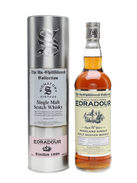 Edradour 1998 10 Year Old Bottled 2009 - Signatory Vintage 70cl