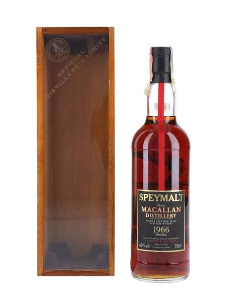 Macallan 1966 Speymalt Bottled 1998 - Gordon & MacPhail 70cl / 40%