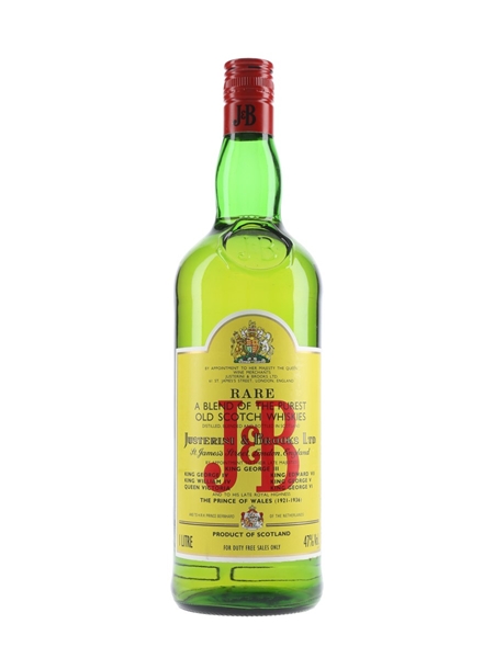 J & B Rare Duty Free 100cl / 47%