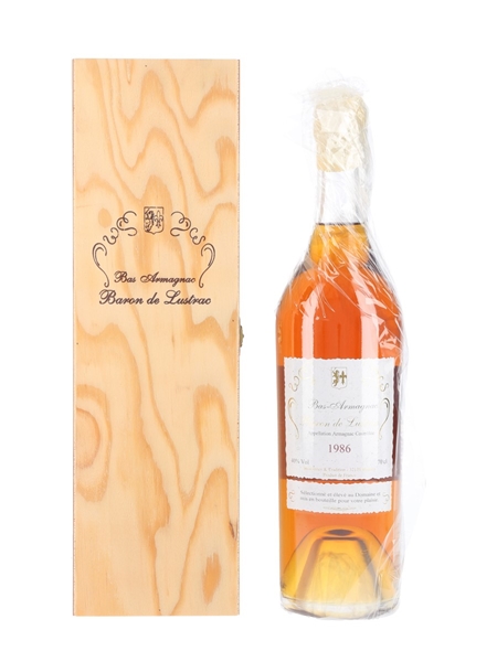 Baron De Lustrac 1986 Bas Armagnac  70cl / 40%