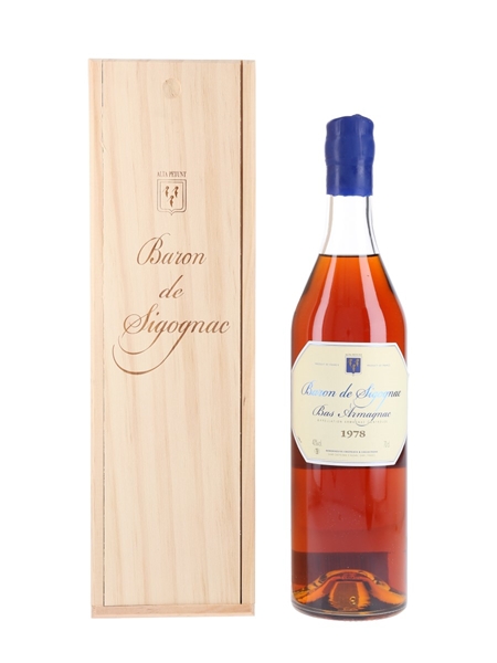Baron De Sigognac 1978 Bas Armagnac Bottled 2018 70cl / 40%