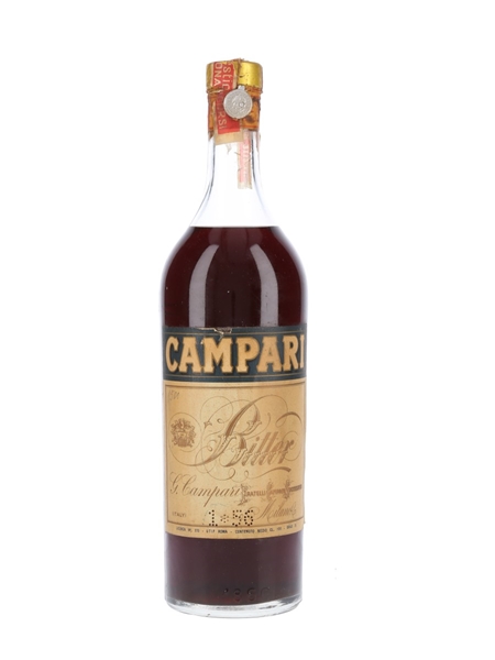 Campari Bitter Bottled 1950s 100cl / 25%