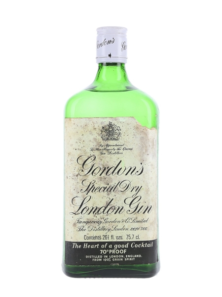 Gordon's Special Dry London Gin Bottled 1970s 75.7cl / 40%