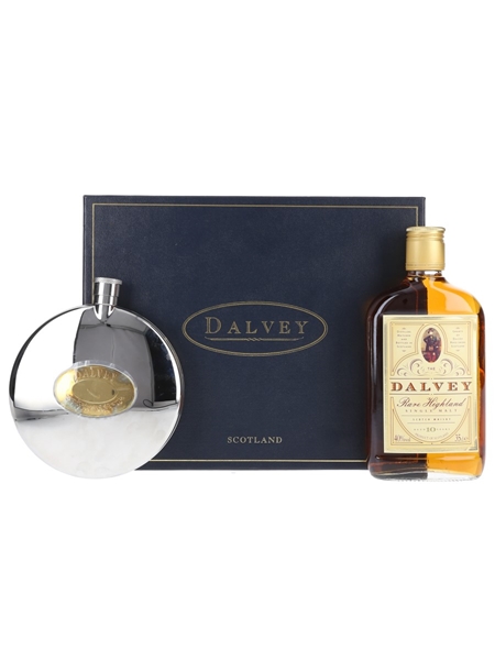 Dalvey Presentation Case Hip Flask & Malt Whisky 35cl / 40%