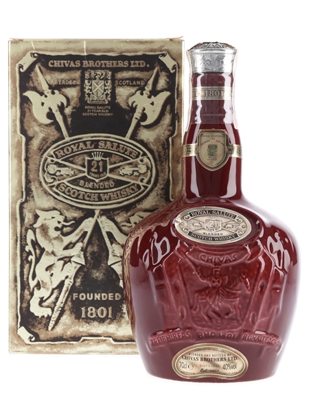 Chivas Regal - 21 yr Royal Salute Scotch Whisky - Burlington
