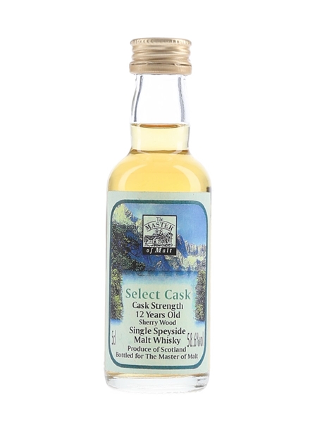 Select Cask 12 Year Old Master Of Malt 5cl / 58.6%