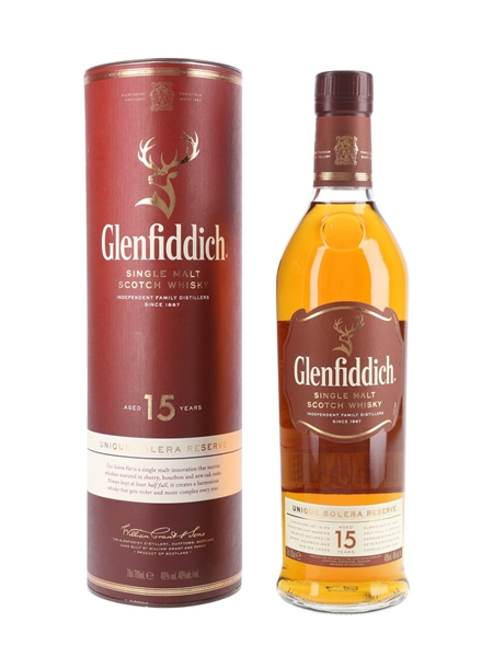 Glenfiddich 15 Year Old Unique Solera Reserve 70cl / 40%