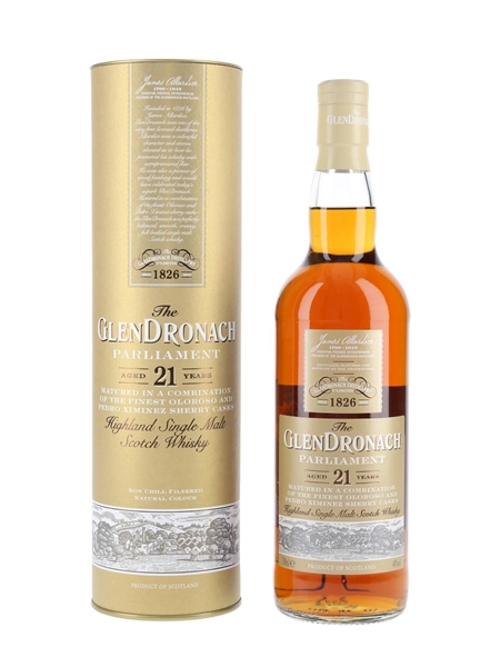 Glendronach 21 Year Old Parliament Bottled 2018 70cl / 48%