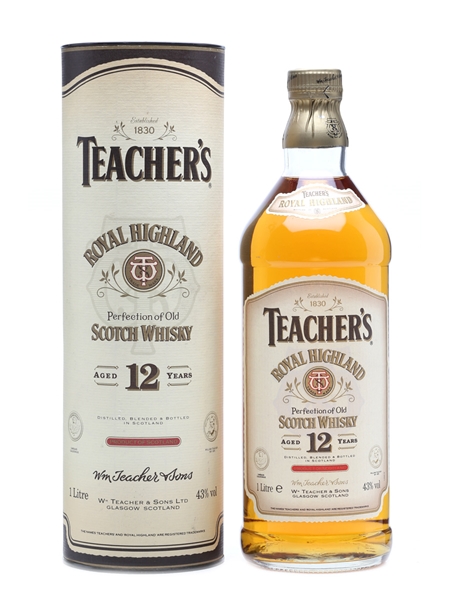 Teacher's Royal Highland 12 Years Old Bottled 1980s 100cl