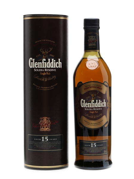 Glenfiddich 15 Years Old Solera Reserve 70cl