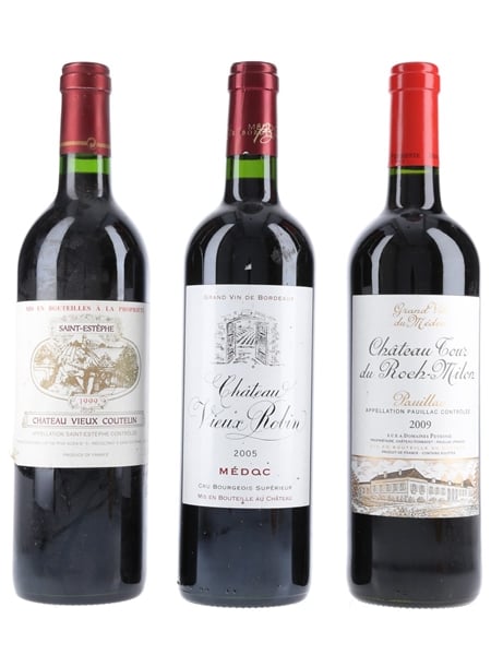 Chateaux Vieux Robin 2005, Vieux Coutelin 1999 & Tour Du Roche Milon 2009 3 x 75cl