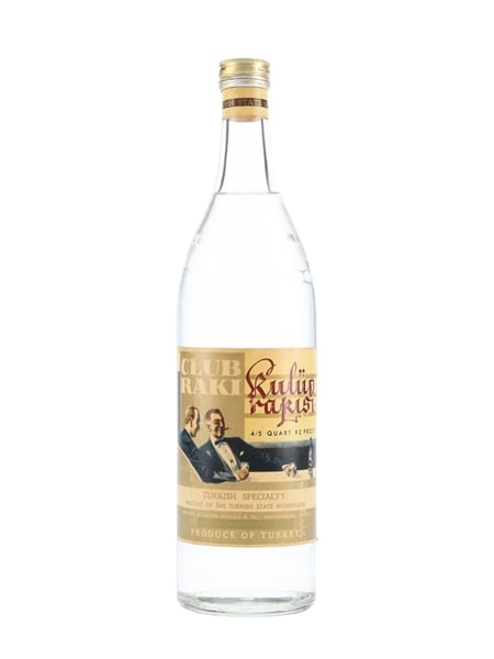 Club Raki Bottled 1960s-Austin Nichols 75.7cl / 46%