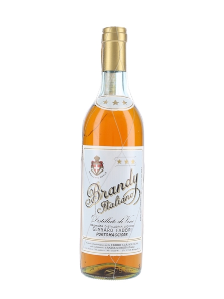 Fabbri 3 Star Brandy Italiano Bottled 1970s 75cl / 40%