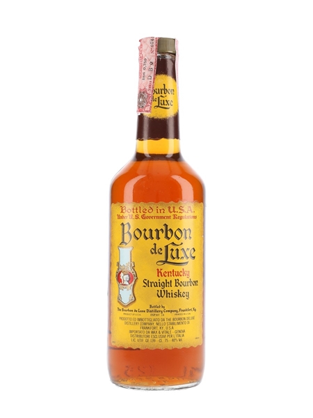 Bourbon De Luxe Bottled 1980s - Wax & Vitale 75cl / 40%