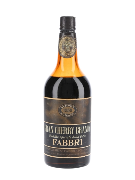 Fabbri Gran Cherry Brandy Raccolta 1959 75cl / 24%