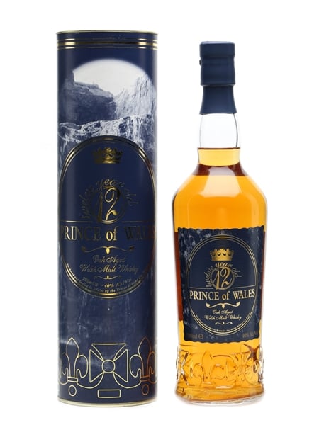 Prince of Wales 12 Years Old Welsh Malt Whisky 70cl