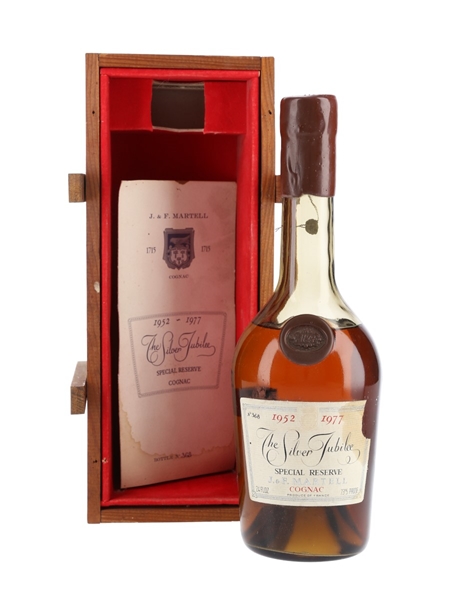 Martell Silver Jubilee Cognac 1952-1977 1815, 1906, 1914 & 1918 Vintages 68cl / 42%