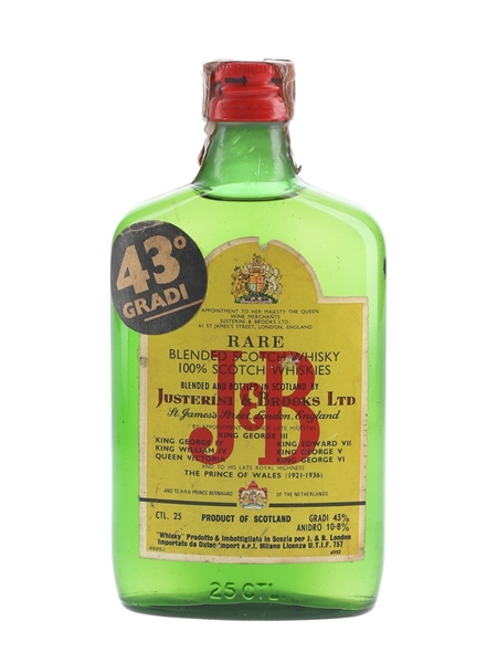 J & B Rare Bottled 1970s - Dateo Import 25cl / 43%