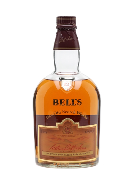 Bell's 12 Years Old Connoisseur Bottled 1980s 100cl / 40%