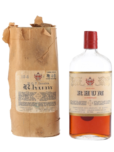 Jamaica Rhum 35 OP Bottled 1920s-1930s - Quebec Liquor Commission 56.8cl / 77.1%
