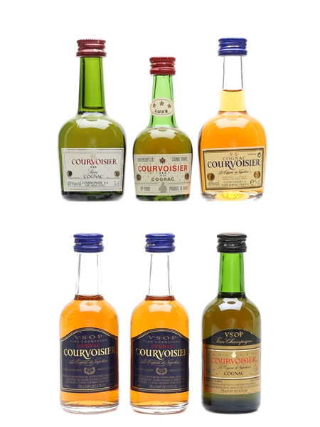 Courvoisier 3 Star Luxe, VS & VSOP  6 x 3cl-5cl / 40%